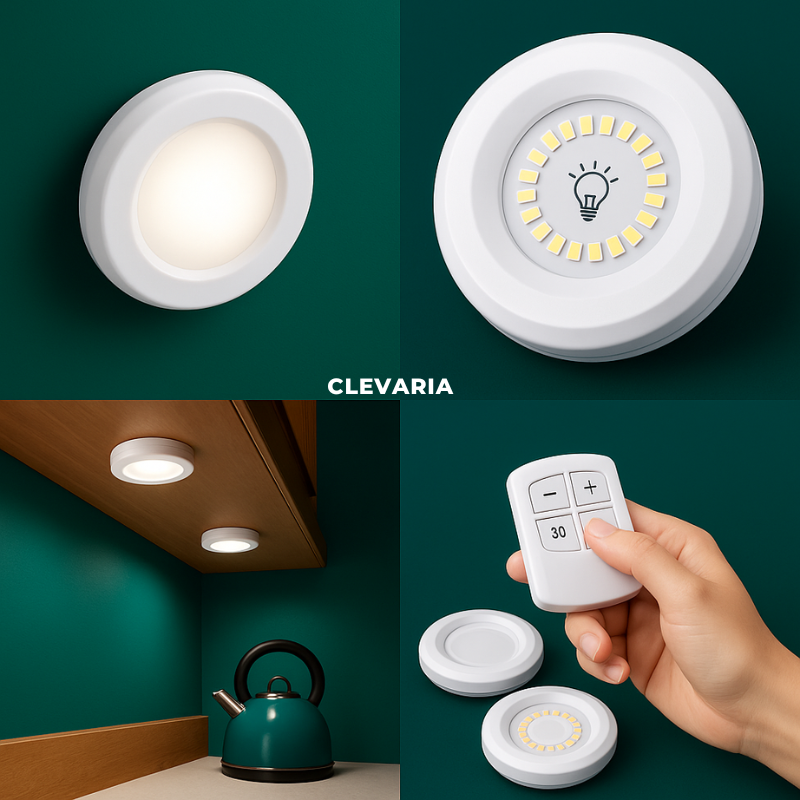 SET DE 3 LUCES LED CLEVARIA