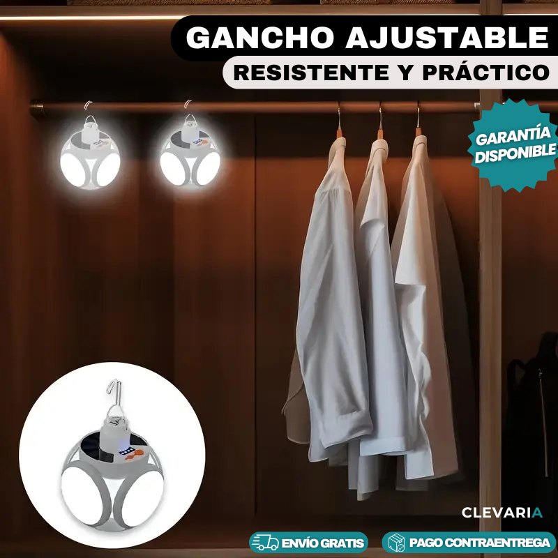 2x1 HOY | Lámpara Solar Plegable Variven